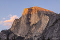 Sunset at Half Dome print