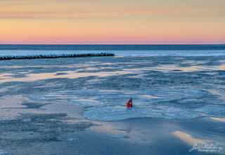 Red Nun at Sunset
