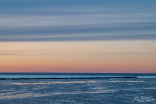 Orange & Blue at the Jetty