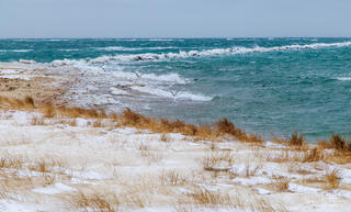 Ice, Wind & Snow at Jetties