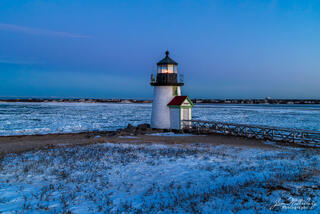 Ice & Snow at Blue Hour