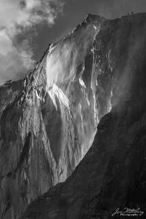 Horsetail Falls in the WInd