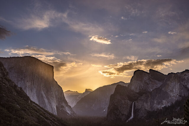 Sunrise at Tunnel View print
