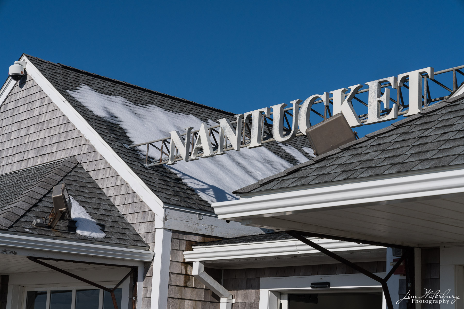ACK Sign at the entrance to Nantucket Airport, which goes by the call signal "ACK".