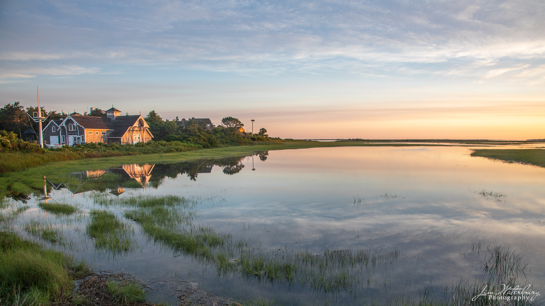 Lightsaving Museum The Nantucket Shipwreck & Lifesaving Museum glows in the morning light, alongside Folger's Marsh. The non-profit museum is operated...