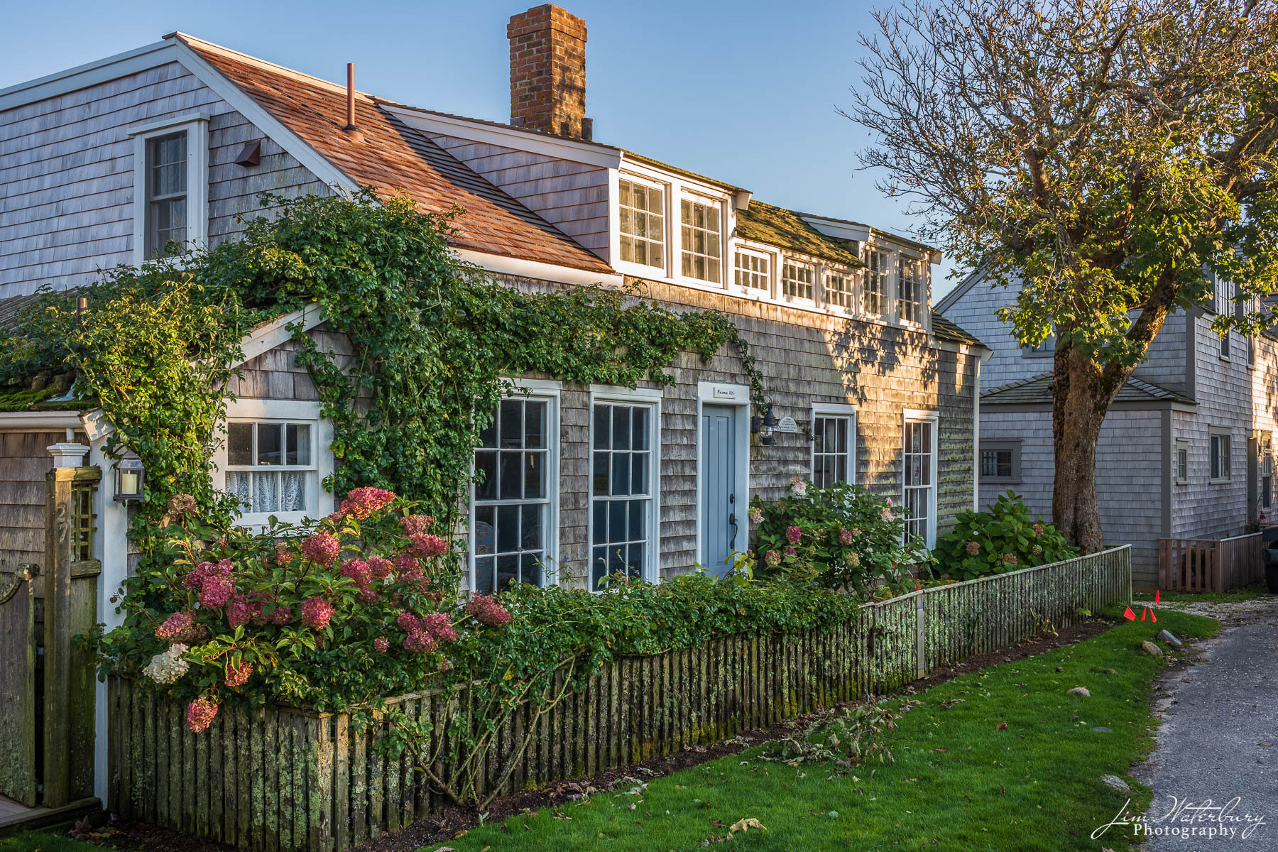 Sconset Cottage A house covered with ivy stands peacefully, after a busy summer, in the small village of Siasconset (Sconset), on the east end...