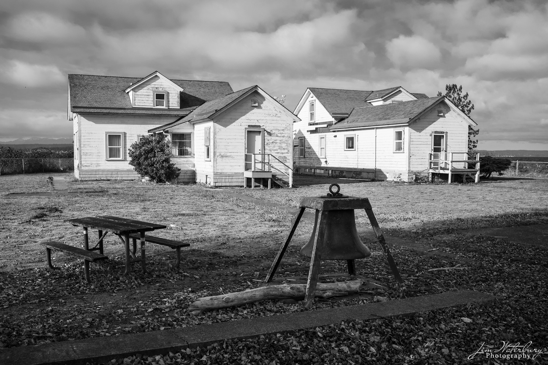 Abandoned houses in Discovery Park, in the  Fort Lawton Historic District of Seattle, Washington.  Discovery Park was originally...