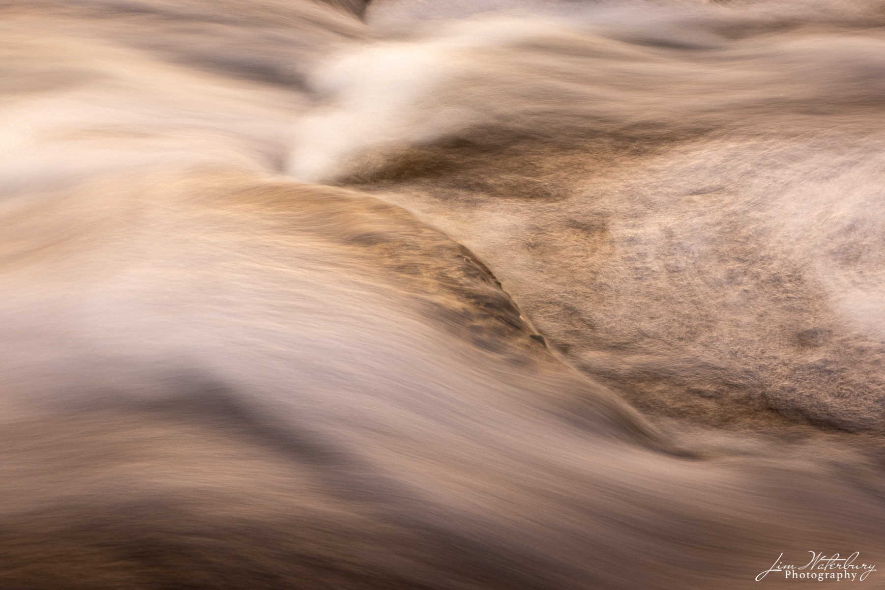 Goose River Flows Abstract of water rushing over rocks at Goose River, photographed in the late afternoon light, from the Goose River Peace Corps...