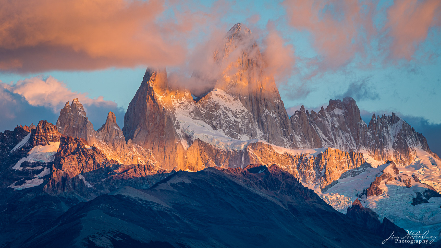 Fitzroy sunrise Mt Fitz Roy, at sunrise, in Los Glaciares National Park, Argentina (Patagonia)