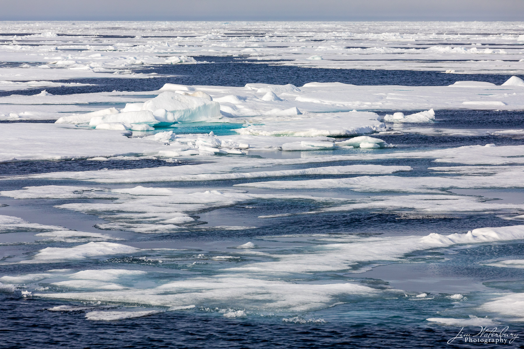 High Arctic Pack ice at 82"32' north -- in the high arctic, and approaching the North Pole -- and yet still not solid ice, as a result of...