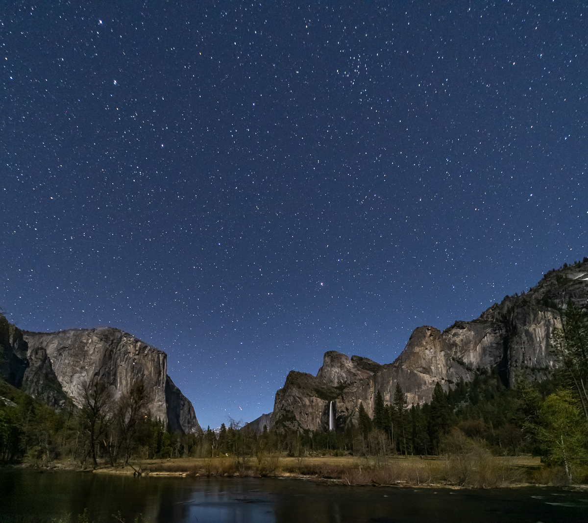 Stars in the Valley Night sky from Valley View