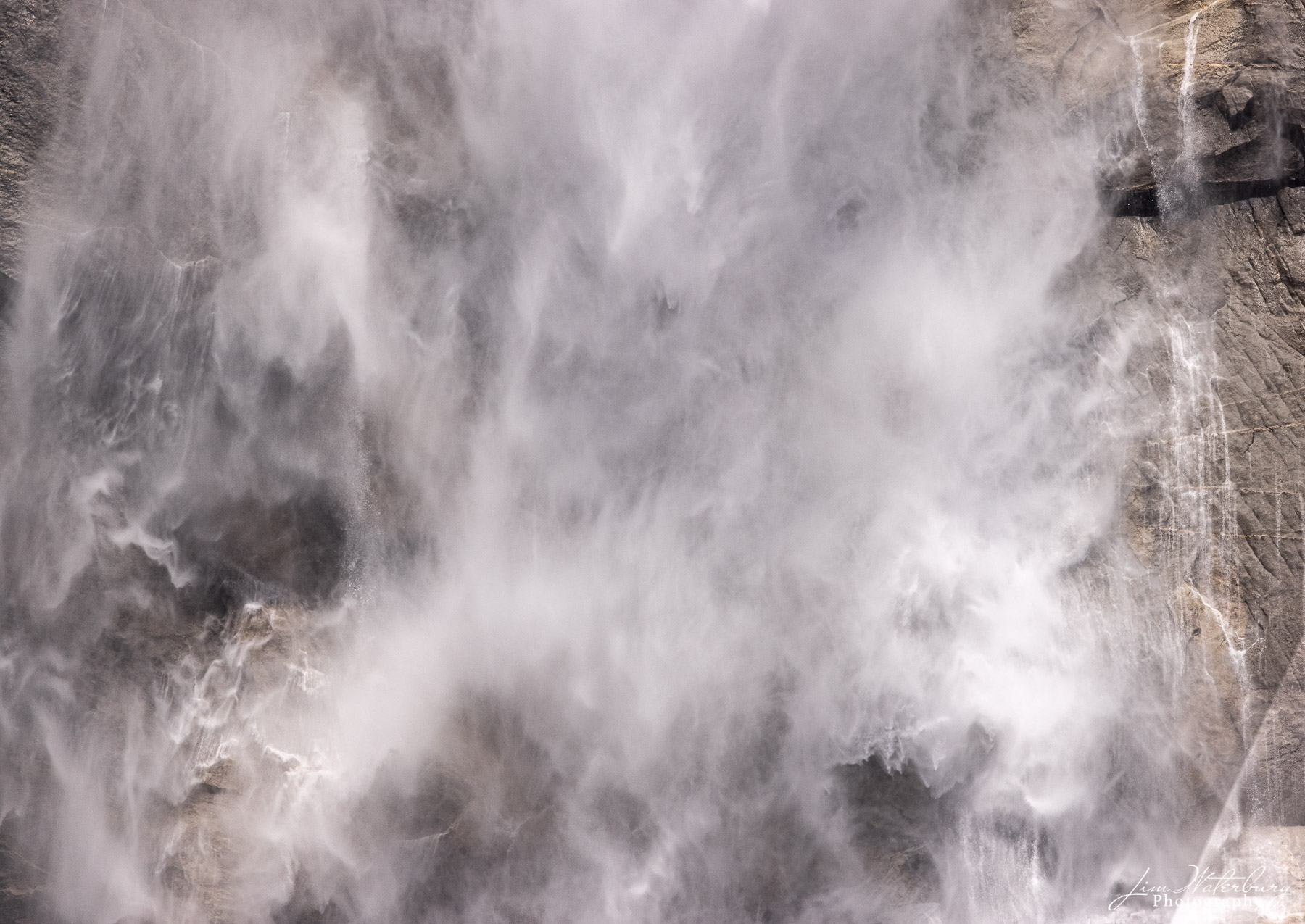 Yosemite Falls Mist Mist detail, Yosemite Falls